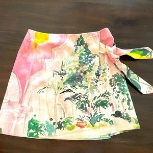 Finders Keepers lemon print skirt new with tags NWT size 6